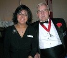 District Deputy Tom Clifford and his wife Maria.